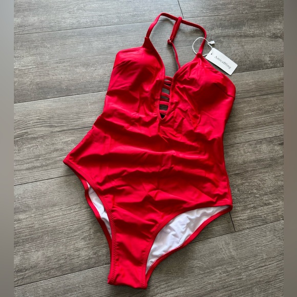 LAST PRICE🍒🤍 AMICABLING one piece swimming ♥️ - Picture 3 of 9